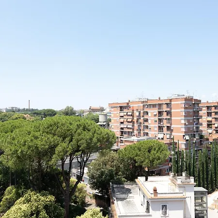 Imperium Trastevere Flat - 4-6 Pax, A-c, Panoramic View, 2 Baths شقة