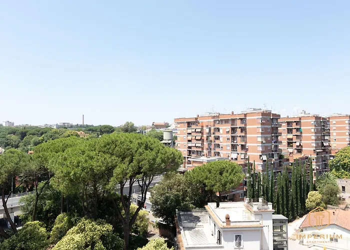 Imperium Trastevere Flat - 4-6 Pax, A-c, Panoramic View, 2 Baths Apartment